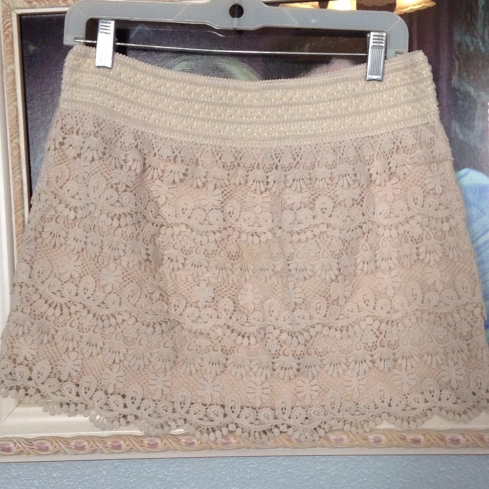 Fun crochet mini skirt!